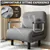 Convertible Sleeper Chair with Adjustable Backrest and Armrests