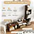 TV Stand Console Table with Storage Shelve