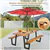 Patented 70 Inch Dining Table Set with Seats and Umbrella Hole