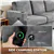 Comfort Lounge 3-Seater Sofa - Grey