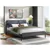 Corduroy Tufted Bed Frame - Queen/Grey