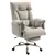 Office Recliner Chair with High Back - Light Grey