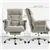 Office Recliner Chair with High Back - Light Grey