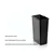Triple Compartment Stainless Steel Recycling Bin with Foot Pedals
