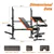 6-in-1 Adjustable Weight Bench & Rack Set