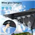 Outdoor Steel Grill Gazebo with Folding Chair Set