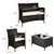 4-Piece Rattan Patio Seating Set