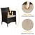 4-Piece Rattan Patio Seating Set