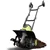 Heavy-Duty 12-Amp Electric Garden Tiller with 16-Inch Width