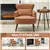 Elegant Corduroy Accent Chairs – Plush, Supportive & Durable, Set of 2