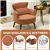 Elegant Corduroy Accent Chairs – Plush, Supportive & Durable, Set of 2