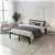Full Size Metal Bed Frame, Heavy Duty Steel Platform