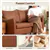 Moderno 2-Seater PU Leather Couch - Brown