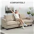 Comfort Lounge 3-Seater Sofa - Light Brown