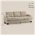Comfort Lounge 3-Seater Sofa - Light Brown