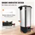 Large 50-Cup Stainless Steel Electric Coffee Urn