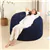 Memory Foam Bean Bag Chair 3FT with Faux Rabbit Fur Cover