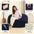 Memory Foam Bean Bag Chair 3FT with Faux Rabbit Fur Cover