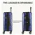 20-Inch Expandable Carry-On Luggage with TSA Lock & Spinner Wheels