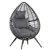 Rattan Wicker Egg Lounge Chair with Soft Cushion