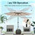 Sun Shade Patio Umbrella - Beige