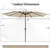Sun Shade Patio Umbrella - Beige