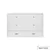 Rustic Classics Stow Queen Murphy Bed Cabinet with Mattress in White