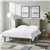 Rustic Classics Stow Queen Murphy Bed Cabinet with Mattress in Stone