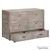 Rustic Classics Stow Queen Murphy Bed Cabinet with Mattress in Stone