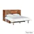 Rustic Classics Stow Queen Murphy Bed Cabinet with Mattress in Cherry