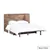 Rustic Classics Stow Full Murphy Cabinet with Mattress in Beachwood