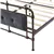 Queen Size Metal Bed Frame with Boucle Fabric Headboard(Dark Grey)