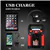1500A Peak Jump Starter with Air Compressor, ED Light and DC Outlet