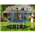 10FT Outdoor Trampoline with Safety Closure Net