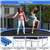 10FT Outdoor Trampoline with Safety Closure Net