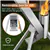 Outdoor Wood Pellet Patio Heater with Glass Tube Fireplace