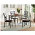 5pc Dinette Set with PU Chairs