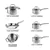 10-Piece Stainless Steel Cookware Set
