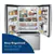 GE 33' 24.8 Cu. Ft. French-Door Refrigerator - Stainless Steel Fingerp