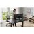 Electric Standing Desk 140 x 60cm, Adjustable Height Desk(Black)