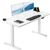 Electric Standing Desk 140 × 60 cm, Adjustable Height Desk(White)