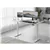 Electric Standing Desk 140 × 60 cm, Adjustable Height Desk(White)