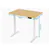 Electric Standing Desk, 140 × 60 cm Adjustable Height Desk(Woodgrain)
