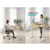 Electric Standing Desk, 140 × 60 cm Adjustable Height Desk(Woodgrain)