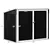 Horizontal Outdoor Storage Shed