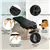 3-Panel Massage Table Set - Black