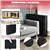 3-Panel Massage Table Set - Black