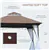 10' × 10' Double-Tier Metal Framed Garden Gazebo Canopy