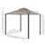 10' × 10' Double-Tier Metal Framed Garden Gazebo Canopy
