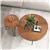 Solid Wood Coffee Table (Set of 2) - Brown